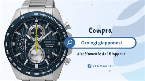 Compra orologi direttamente dal Giappone.